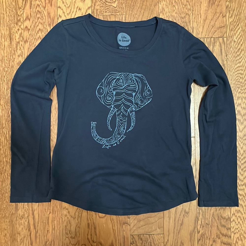 Life is Good - Elephant Long sleeve top